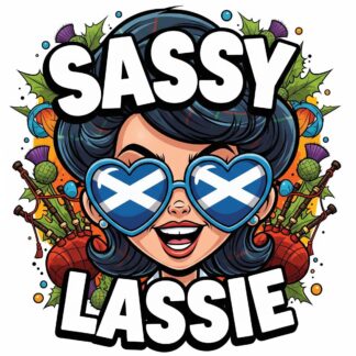 Sassy Lassie Sticker | Scottish Pride