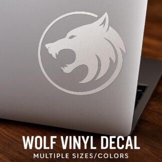 The Witcher Inspired Wolf Decal: Gamer Laptop Sticker | Thundercats Decal