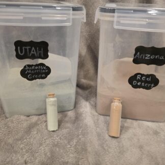 Natural Desert & Earth Soils | Hand-Collected Regional Earth | central- Southwest | 15 mL Glass Vials