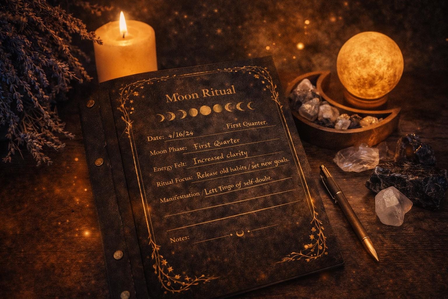 Gothic Grimoire Journal Pages | Witchcraft Ritual Planner (Digital Download) - Image 4