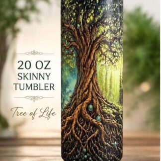 Tree of Life 20 oz Skinny Tumbler
